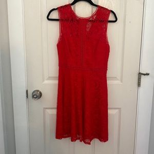 Red Lace Dress